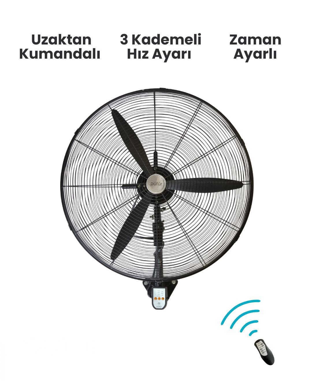 ENDÜSTRİYEL FAN 75CM KUMANDALI 7