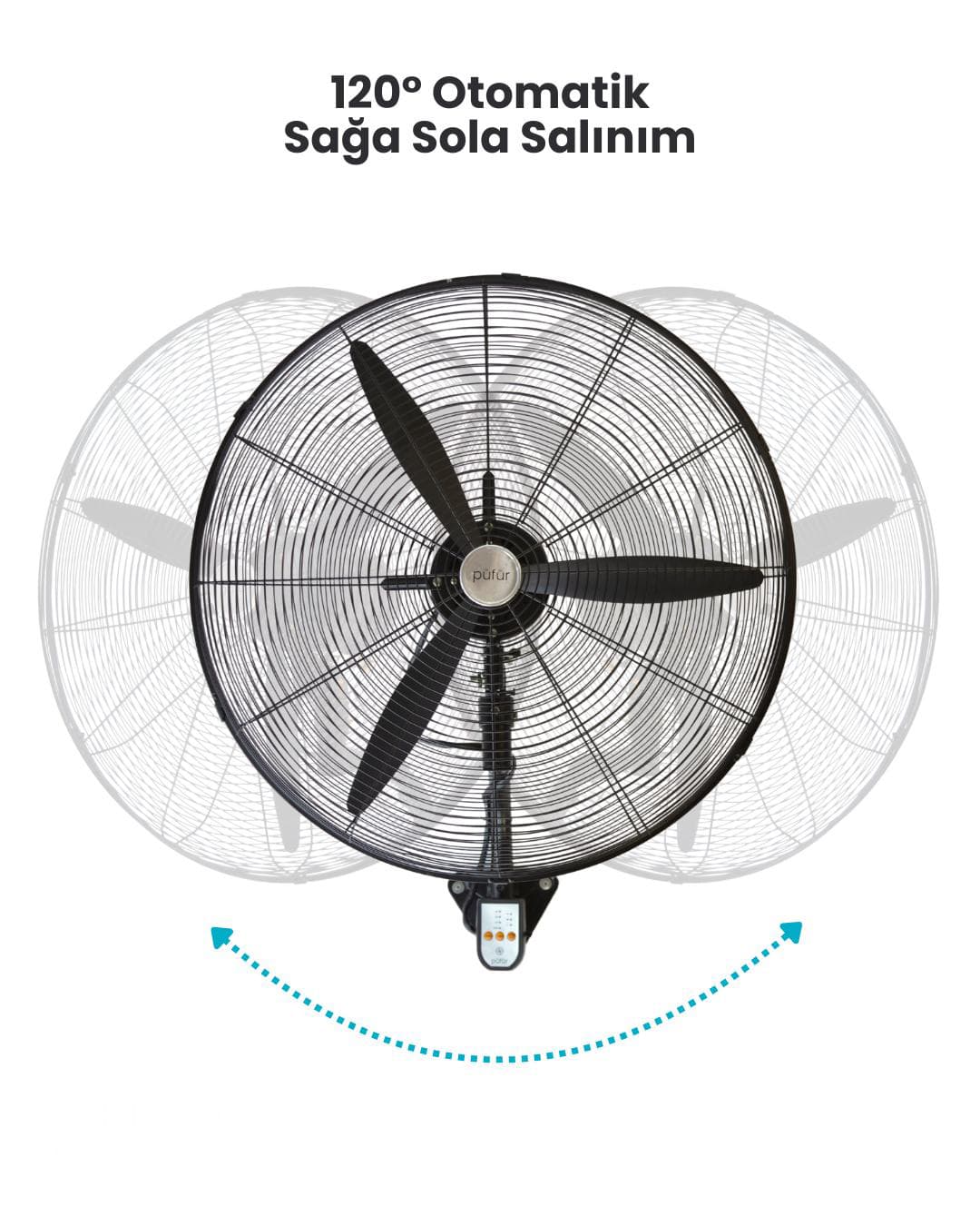 ENDÜSTRİYEL FAN 65CM KUMANDALI 5