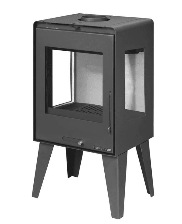 Hoşseven 5091-L Şömine Soba | 6,5 kW Kompakt Isıtıcı 2