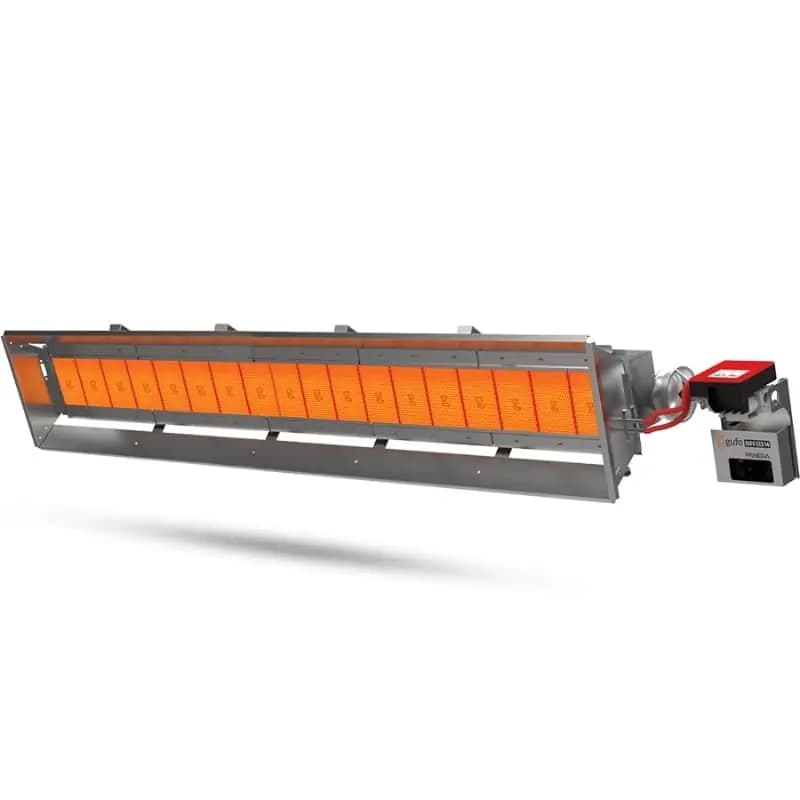 Panera GUFO ECO L18 Seramik Plakalı Lineer Radyant Isıtıcı (20–32 kW) – Çift Kademe
