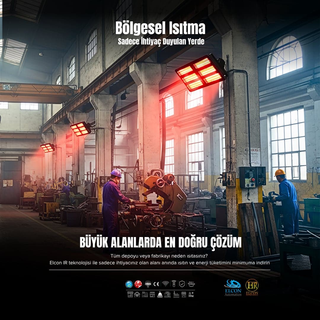 ELCON EIR-TH 12 – 12000W Endüstriyel IR Isıtıcı 5