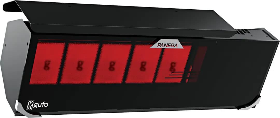 Panera GUFO NG Camlı Seramik Plakalı Radyant Isıtıcı (6,3–11,5 kW) – Çift Kademe + Kumandalı 2