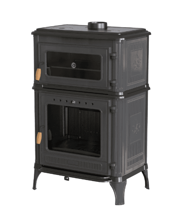 Hoşseven 8020 Döküm Kuzineli Odun Sobası 10.8 kW – 312 m³ Büyük Alan Isıtma