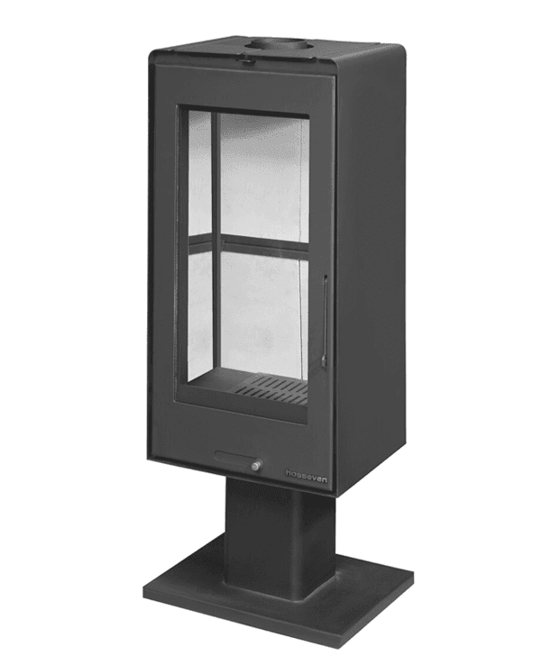 Hoşseven 5080-P Şömine Soba | 10 kW Yan Camlı Isıtıcı 2